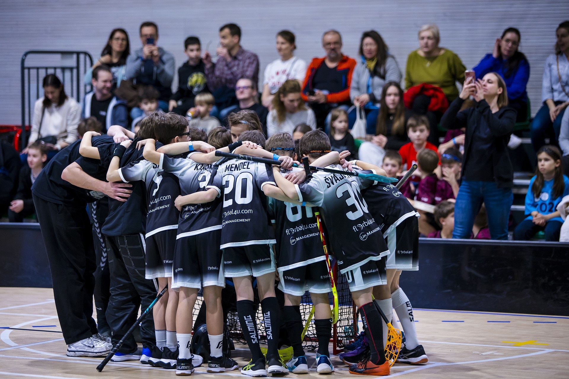 Tím Capitol Floorball pred zápasom